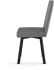 Elmira Dining Chair (Grey with Black Base)