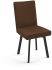 Elmira Dining Chair (Cinnamon Brown with Black Base)