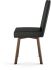 Elmira Dining Chair (Black with Bronze Base)