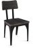 Woodland Dining Chair (Set of 2 - Dark Grey & Black)