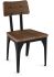 Woodland Dining Chair (Set of 2 - Light Brown & Black)