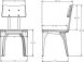 Woodland Dining Chair (Set of 2 - Dark Grey & Black)