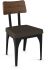 Symmetry Dining Chair (Set of 2 - Dark Brown Grey & Light Brown)