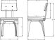 Symmetry Dining Chair (Set of 2 - Dark Brown Grey & Brown)
