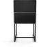 Derry Dining Chair (Charcoal Grey with Black Base)
