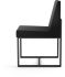 Derry Dining Chair (Charcoal Grey with Black Base)