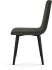 Mindy Table and Watson Chairs 5-Pieces Dining Set (Gray-beige with Charcoal Grey and Black Base)