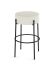 Clovis Counter Stool (Off White with Black Base)