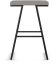Axis Counter Stool (Silver Grey with Black Base)