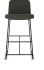 Winslet Bar Stool (Charcoal Grey with Black Base)