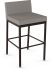 Fairfield Plus Bar Stool (Taupe with Dark Brown Base)