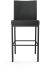 Perry Plus Counter Stool (Black with Black Base)