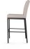 Perry Plus Counter Stool (Cream with Black Base)