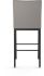 Perry Plus Bar Stool (Taupe with Black Base)