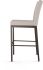Perry Plus Counter Stool (Cream with Dark Brown Base)