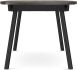 Gibson Extendable Dining Table (Grey with Black Base)