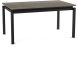 Palmer Table and Winslet Chairs 5-Pieces Dining Set (Greyish-Brown with Charcoal Grey and Black Base)