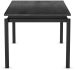Palmer Table and Winslet Chairs 5-Pieces Dining Set (Basalt with Light Grey and Black Base)