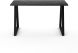 Kacey Table and Torres Chairs 5-Pieces Dining Set (Basalt with Grey and Black Base)