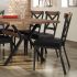 Snyder Dining Chair (Charcoal Black Brown & Light Brown)