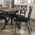 Snyder Dining Chair (Charcoal Black Brown & Grey)