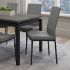 Mylos Dining Table (Grey with Black Base)