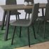 Watson Dining Chair (Charcoal Grey with Black Base)