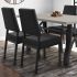 Cheston Dining Table (Concrete & Black)