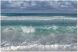 Sandy Beach - Acrylic picture of foams sea water and white sandy beach (60 x 40)