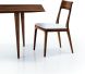 Capri Dining Chair (Set of 2 - Solid Walnut and White)