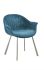 Natalie Dining Arm Chair (Set of 2 - Blue)