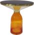 Ritz End Table (Orange Glass Base)