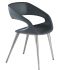 Shape Chair (Grey with Aluminum Legs)