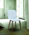Vela Chair (Set of 2 - White with Walnut Back)