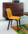 Vela Chair (Set of 2 - Yellow with Walnut Back)