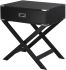 Soho Accent Table with Storage (Black)
