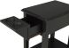 Telephone Stand with Storage Drawer and Cupholders (Black)
