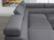 Aria Sectional with Adj. Arms & Back (Grey)