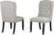 Memphis Tufted Dining Chair with Nail-Head Trim (Set of 2 - Beige)