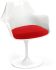 Scoop Armchair (White and Red)