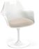 Scoop Armchair (White and Tan)
