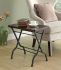 Dayrton Accent Table (Cherry & Black)