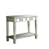 Arlon Console Table (Brushed Silver)