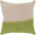Dip Dyed2 Pillow (Light Gray, Lime)