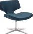 Charleroi Lounge Chair (Ultramarine Ostrich Pattern)