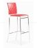 Criss Cross Bar Chair (Set of 2 - Red)