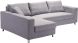 Roxboro Sleeper Sectional Sofa (Grey)