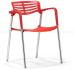 Scope Dining Chair (Set of 4 - Red)