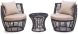 Stanley Patio Stacking Set (Brown)