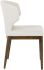 Cabo Chair (White With Solid Wood Base)